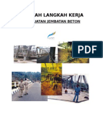 Langkah Langkah Kerja Pembuatan Jembatan Beton