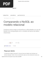 Comparando o NoSQL Ao Modelo Relacional