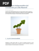 Las 15 Leyes Indispensables Del Crecimiento Por John Maxwell