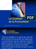 La Cualidad de La Puntualidad CA