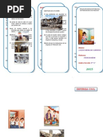 Triptico - DEFENSA CIVIL