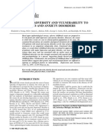 Research Articles: Childhood Adversity and Vulnerability To Mood and Anxiety Disorders