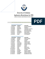 MBCHB, BDS Accepted 2015