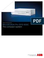 Brochure of MicroSCADA Pro SYS 600C - The Compact System