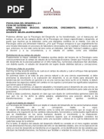 Ficha Nro 1 Desarrollo, Maduracion y Aprendizaje