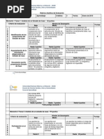 Rubrica Analitica de Evaluacion 3 Creditos