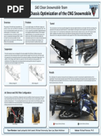 Clean Snowmobile Chassis Poster