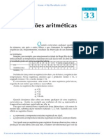 Aula 33 - Progressões Aritméticas PDF