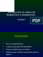 1.-Introducción Al Cultivo de Fitoplancton y Zooplancton