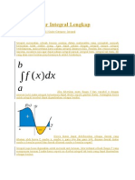 Rumus Dasar Integral Lengkap