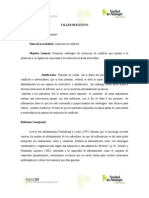 Taller Reflexivo - Resolución de Conflictos