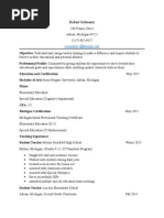 Robert Schwartz Professional Resume