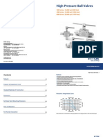 High Pressure Ball Valves