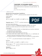 INECUACIONES de 2do Grado - Aplicaciones