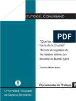 Que Las Recojan y Arrojen Fuera de La Ciudad