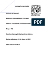 Neoliberalismo y La Globalización en México