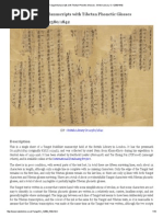 Tangut Manuscripts With Tibetan Phonetic Glosses - British Library or