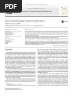 Journal of Constructional Steel Research Volume 105 Issue 2015 (Doi 10.1016 - j.jcsr.2014.11.003) Sonck, Delphine Belis, Jan - Lateralâ "Torsional Buckling Resistance of Cellular Beams