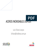 Soldabilidad de Aceros Inoxidables Duplex y Su Aplicacion en Minería (Modo de Compatibilidad)