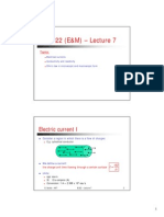 Current - Continuity Equation