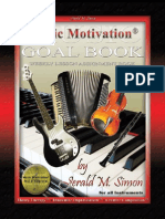 Music Motivation Goal Book