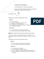 X X X X N X N: 1. Discuss/define Three Measures of Central Tendency