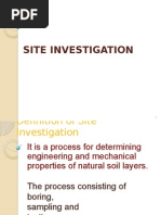 Site Investigation