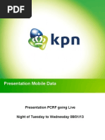 Presentation Mobile Data PCRF Going Live Version 02