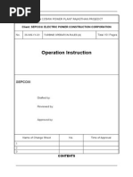 Turbine Operation Procedrue (A)