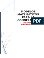 Modelos Matemáticos - Congelación