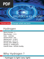 Hydrogen As Engine Fuel