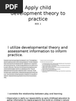 Apply Child Development Theory To Practice