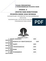 Tugas Rangkuman Mata Kuliah Perkembangan Peserta Didik Universitas Terbuka Modul 4 Karakteristik Dan Kebutuhan Peserta Didik Usia Dewasa KB 1-2