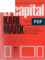 El Capital (Tomo I, Volumen II), Karl Marx