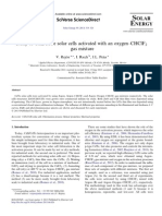 Study of Cds/Cdte Solar Cells Activated With An Oxygen-Chclf Gas Mixture