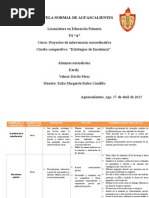 Cuadro Comparativo E de Enseñanza