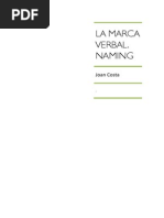 La Marca Verbal. Naming - Joan Costa