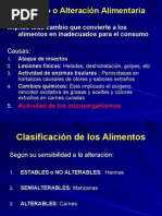 Alteracion de Alimentos