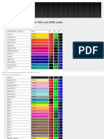 All Pantone C Colors With HEX and RGB Codes PDF