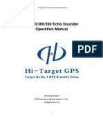 Echosounder Series HD370 380 390 Manual