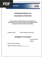 Internship Report On Allied Bank of Pakistan