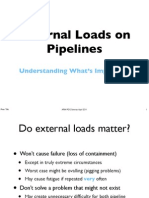 External Load On Pipeline