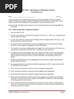 MGMT 2080 - Introduction To Information Systems Excel Exercise 2