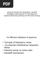 Channel Assignment Strategies, Handoff Strategies Improvement in