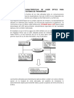 Estructura y Características de Laser Óptico para Comunicaciones y Sistemas de Transmisión