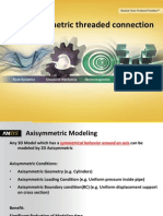 2D Axisymmetric Threaded Connection: © 2011 ANSYS, Inc. July 12, 2013 1