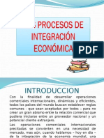 Los Procesos de Integracion Economica