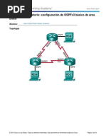 8.3.3.6 Lab - Configuracion de OSPFv3 Basico de Area Unica