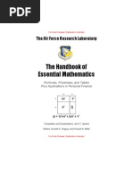 The Handbook of Essential Mathematics