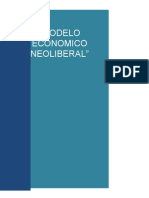 Modelo Económico Neoliberal